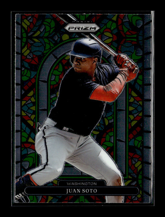 2022 Panini Prizm Juan Soto #SG-2 Stained Glass Washington Nationals