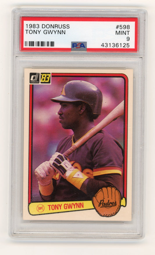 1983 Donruss Tony Gwynn #598 PSA 9