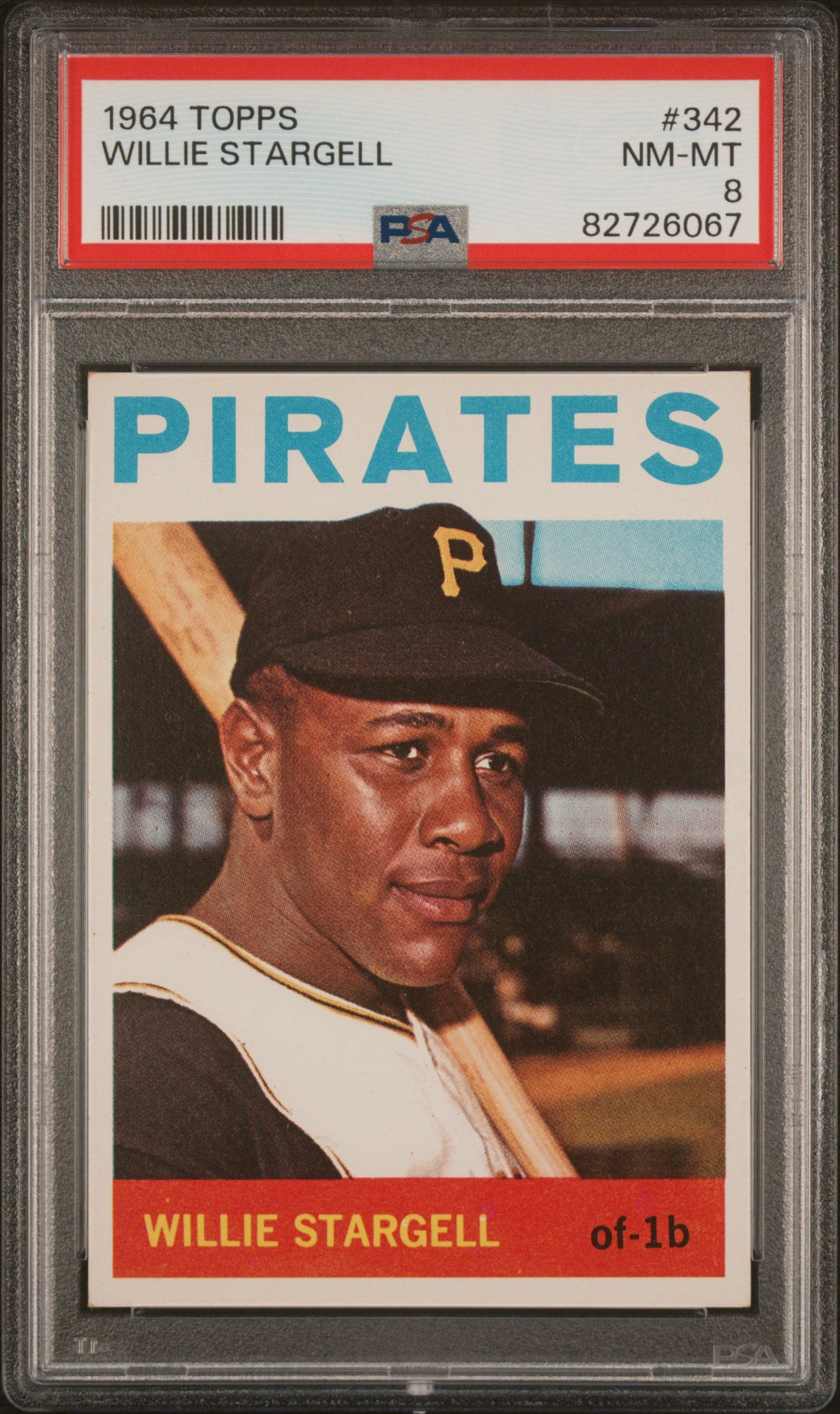 1964 Topps Willie Stargell #342 PSA 8
