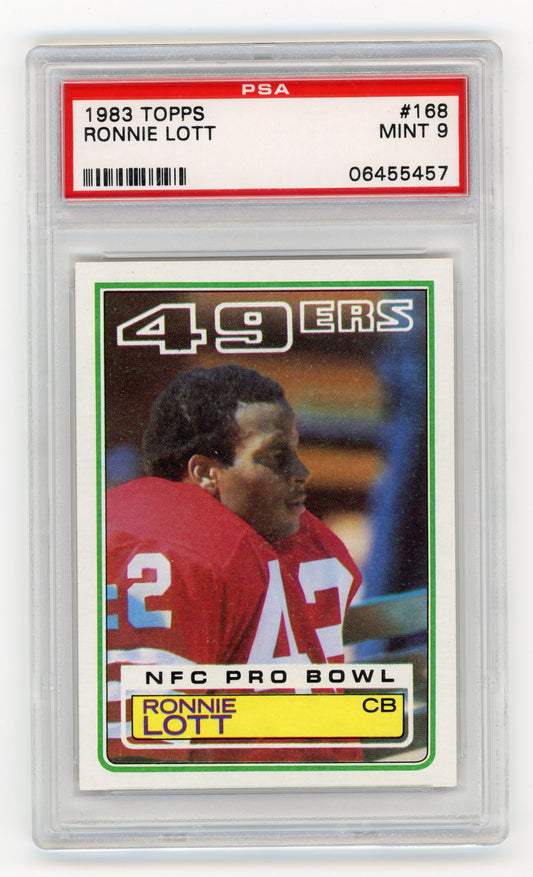 1983 Topps Ronnie Lott #168 PSA 9