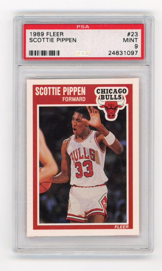 1989 Fleer Scottie Pippen #23 PSA 9