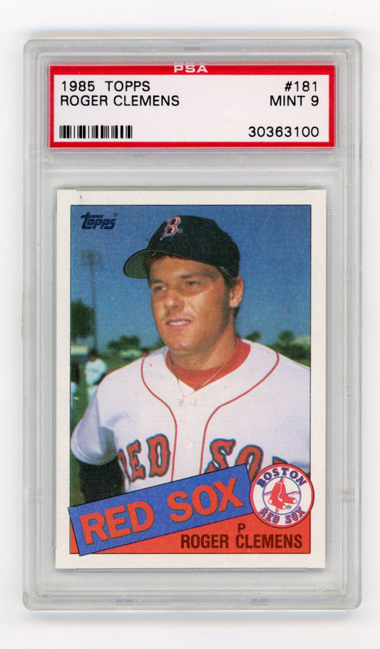 1985 Topps Roger Clemens #181 PSA 9