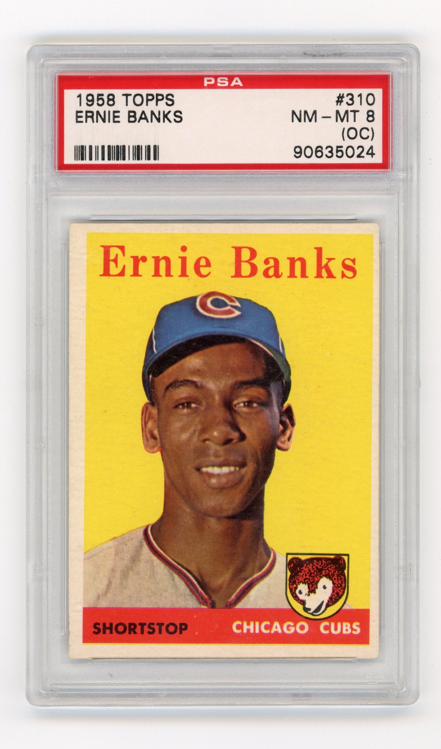1958 Topps Ernie Banks #310 PSA 8