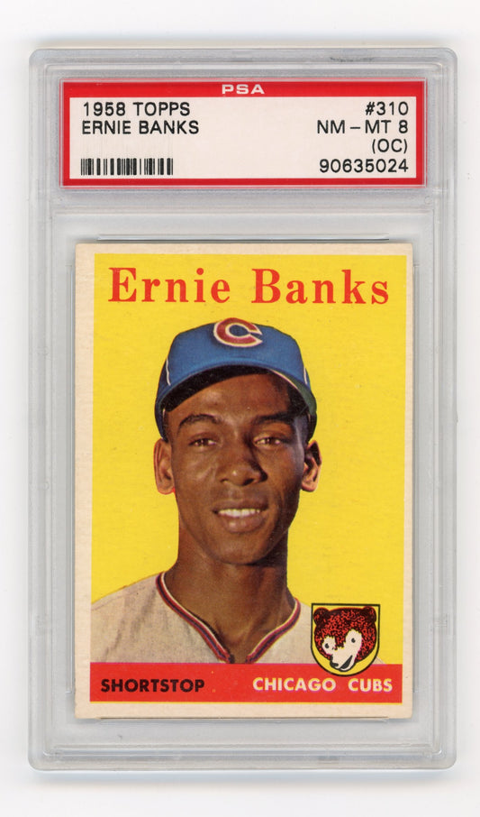 1958 Topps Ernie Banks #310 PSA 8