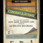 2019 Topps Gypsy Queen Matt Chapman #GQA-MC Gypsy Queen Autographs Oakland Athletics