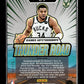 2024-25 Panini Mosaic Giannis Antetokounmpo #9 Thunder Road Mosaic Red Fluorescent #/75 Milwaukee Bucks