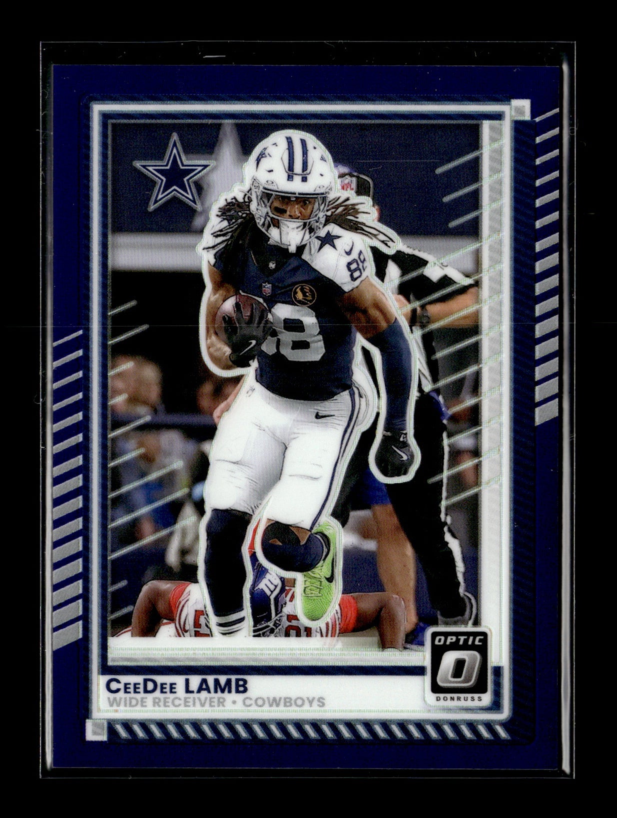 2025 Donruss Optic CeeDee Lamb #24 Purple #/60 Dallas Cowboys