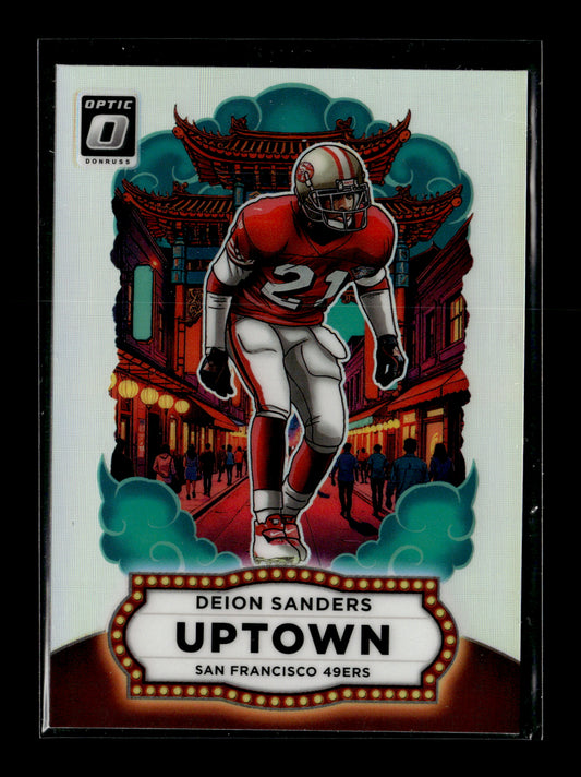 2025 Donruss Optic Deion Sanders #7 Uptown San Francisco 49ers