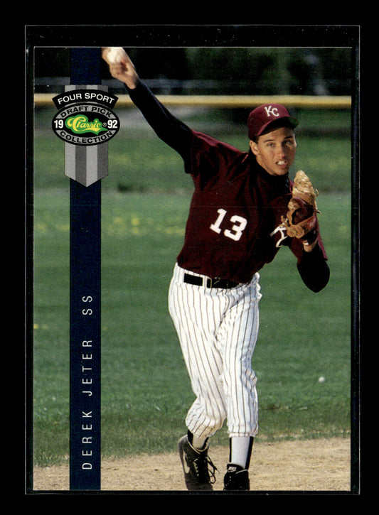 1992 Classic Four Sport Derek Jeter #231 Gold New York yankees