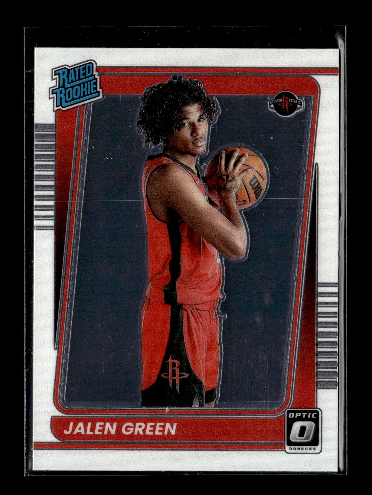 2021-22 Donruss Optic Jalen Green #159 Houston Rockets