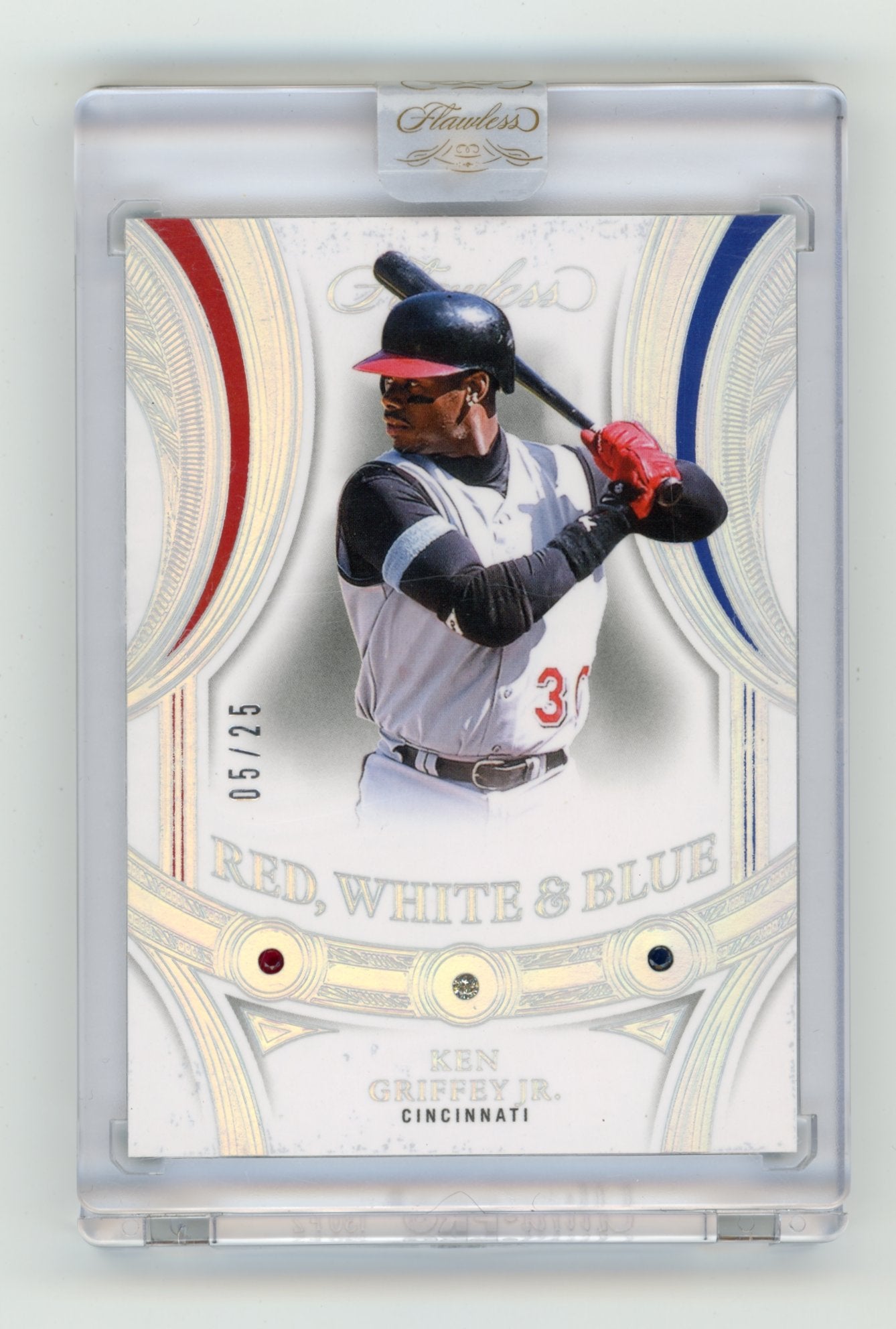 2025 Panini Flawless Ken Griffey Jr. #68 #/25 Cincinnati Reds