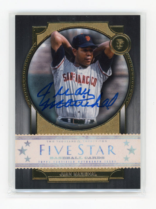 2022 Topps Five Star Juan Marichal #FSA-MAR San Francisco Giants