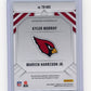 2025 Panini Rookies & Stars Kyler Murray / Marvin Harrison Jr. #TD-ARI Team Duals Arizona Cardinals
