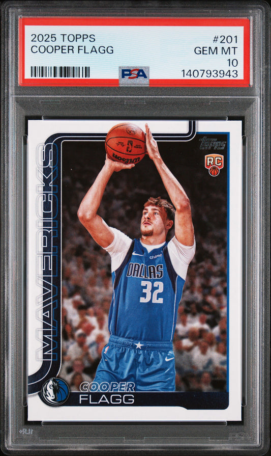 2025 Topps Cooper Flagg #201 PSA 10