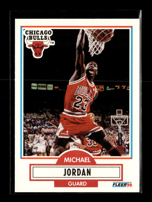 1990-91 Fleer Michael Jordan #26b Chicago Bulls