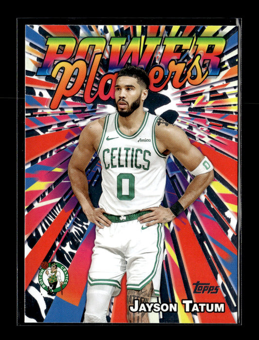 2025-26 Topps Jayson Tatum #PP-5 Power Players Boston Celtics