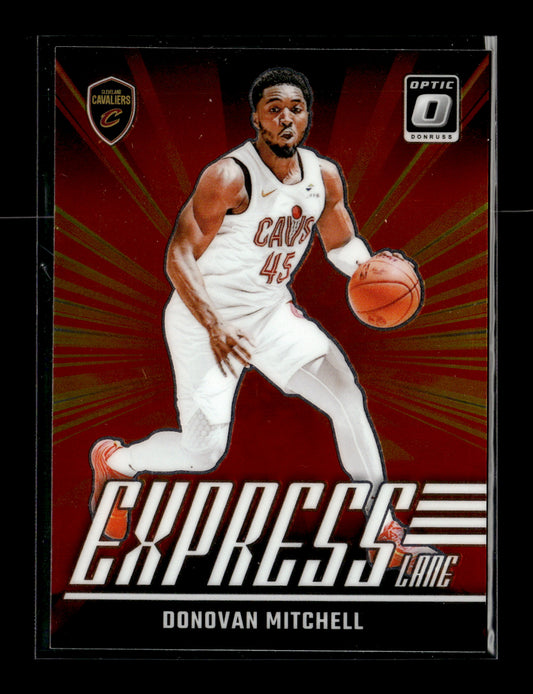 2024-25 Donruss Optic Donovan Mitchell #12 Express Lane Cleveland Cavaliers