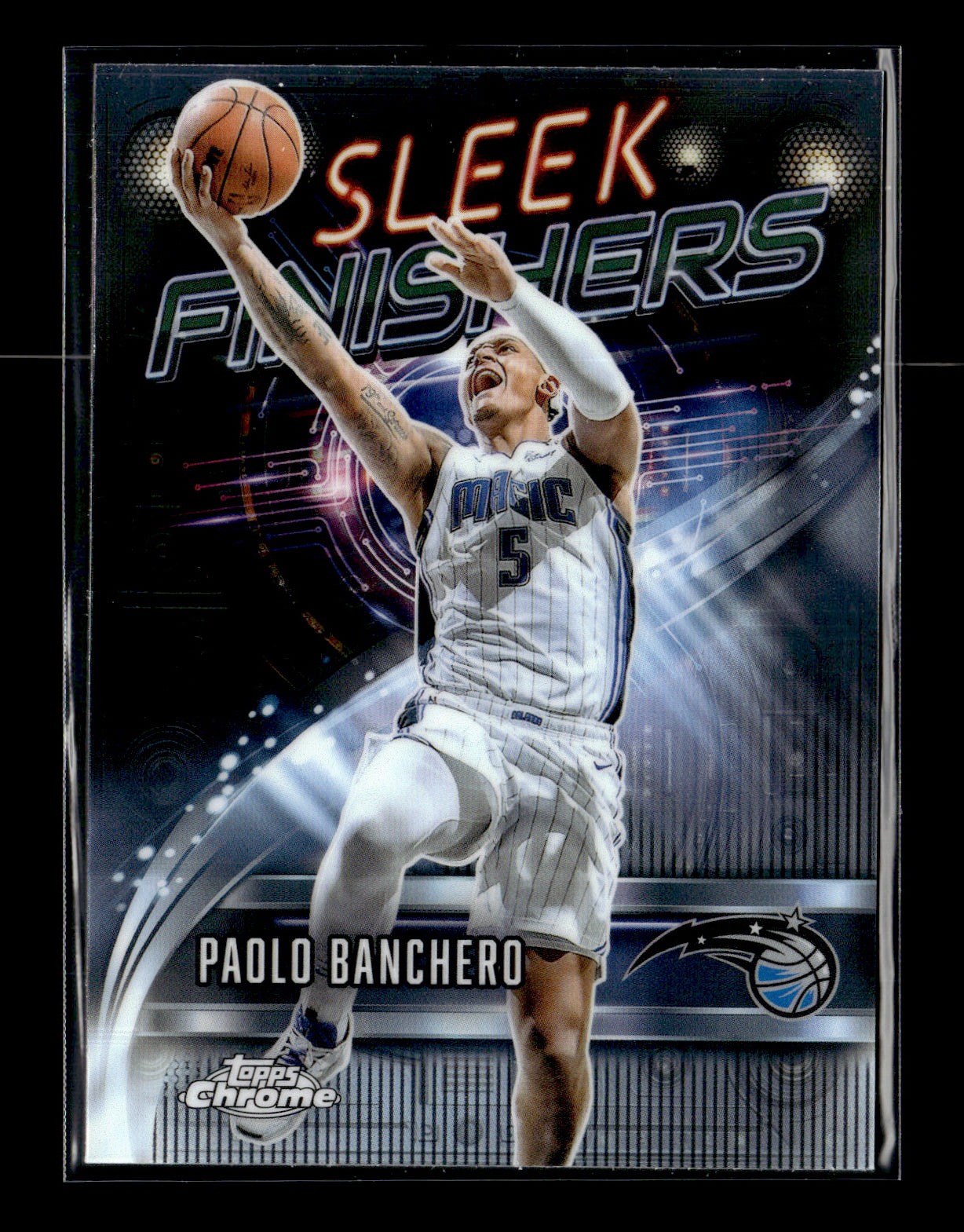 2025-26 Topps Chrome Paolo Banchero #SF-3 Sleek Finishers Orlando Magic