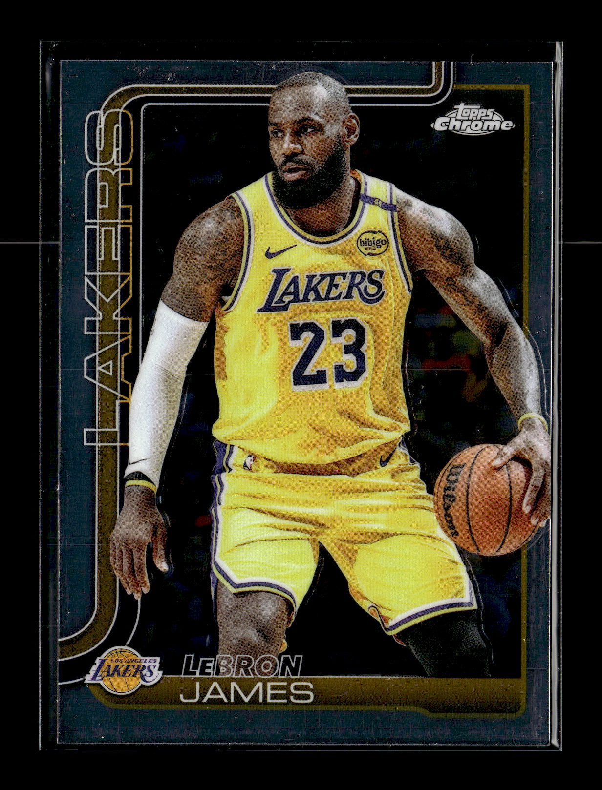 2025-26 Topps Chrome LeBron James #127 Los Angeles Lakers