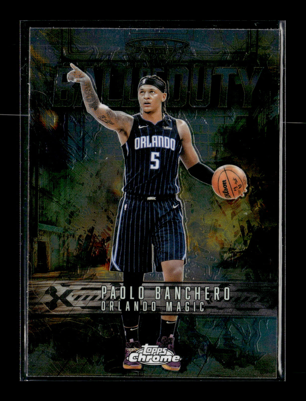 2025-26 Topps Chrome Paolo Banchero #BD-14 Ball of Duty Orlando Magic