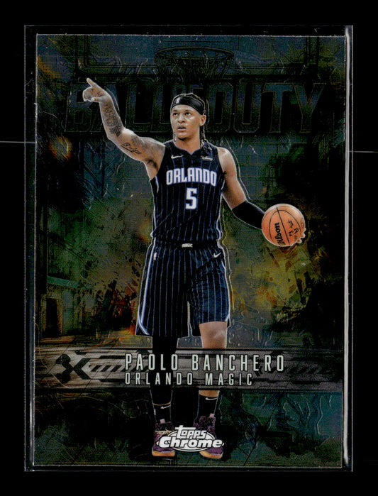 2025-26 Topps Chrome Paolo Banchero #BD-14 Ball of Duty Orlando Magic