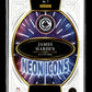 2024-25 Panini Select James Harden #1 Neon Icons Los Angeles Clippers