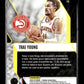 2023-24 Panini Phoenix Trae Young #16 Fade To Black Silver Atlanta Hawks