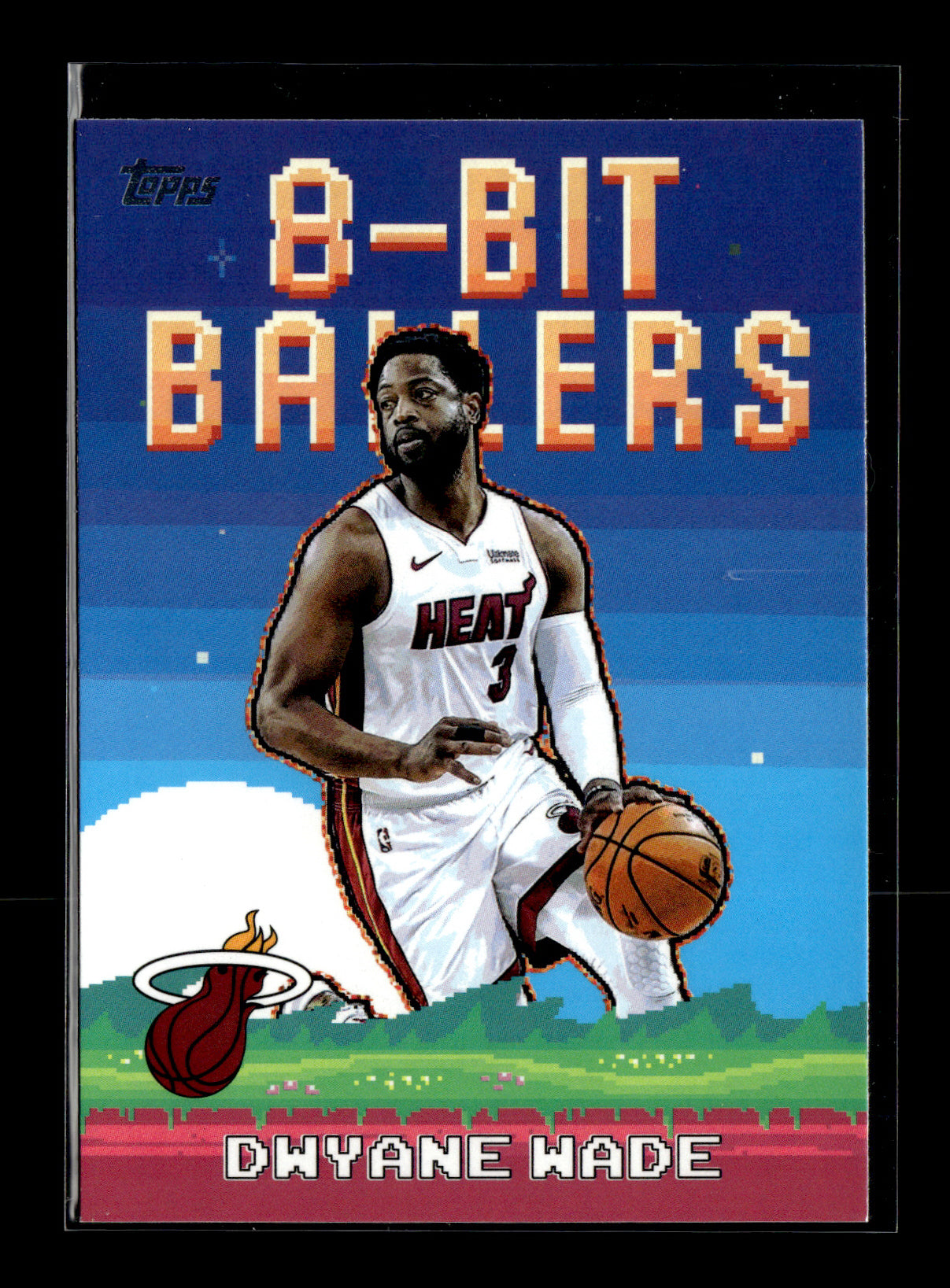 2025-26 Topps Dwyane Wade #8B-23 8-Bit Ballers Miami Heat