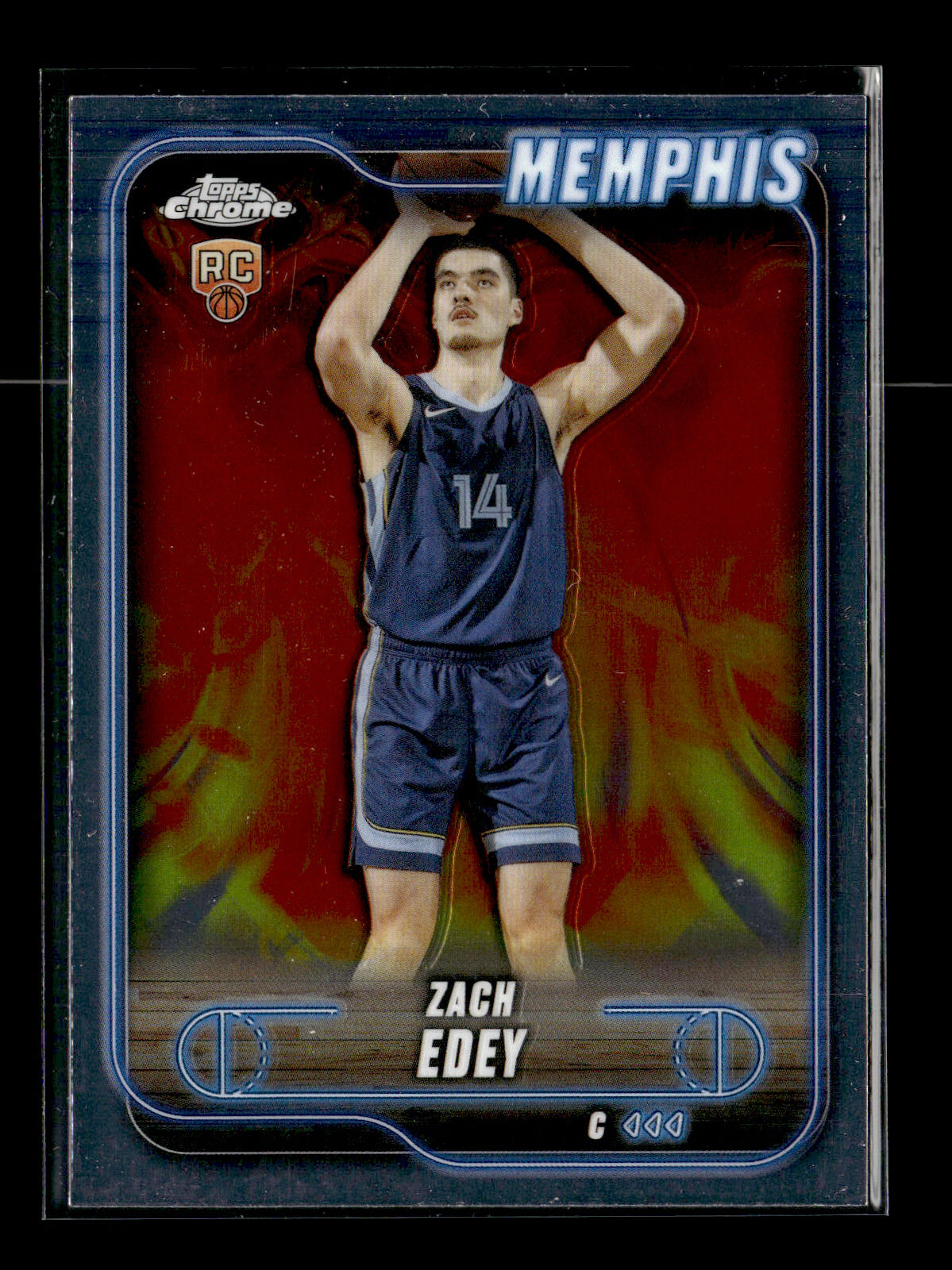 2024-25 Topps Chrome Zach Edey #152 Memphis Grizzlies
