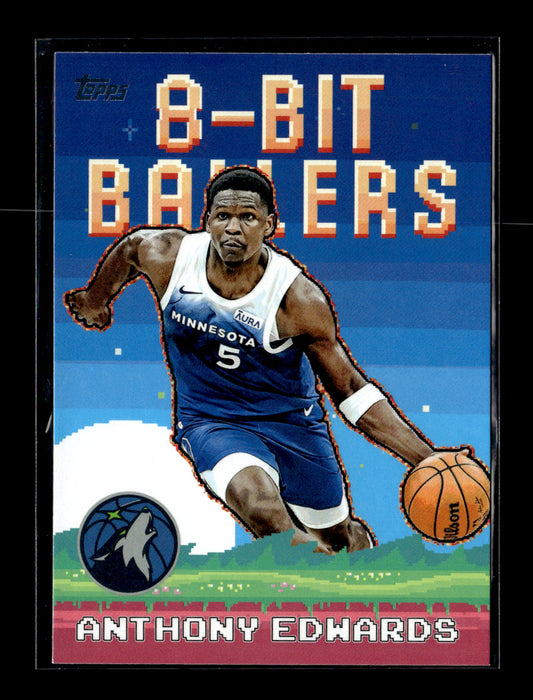2025-26 Topps Anthony Edwards #8B-18 8-Bit Ballers Minnesota Timberwolves