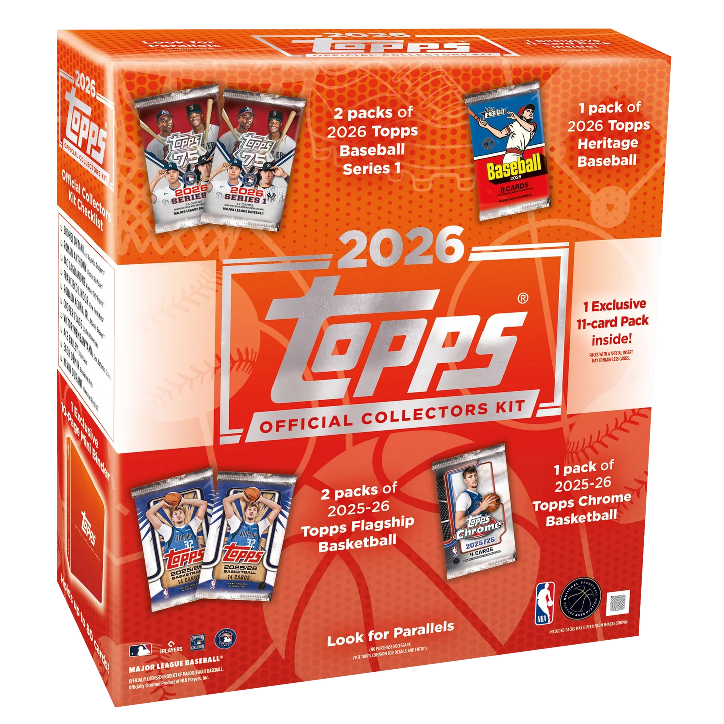 2026 Topps MLB x NBA Official Collectors Kit