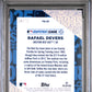 2025 Topps Training Grounds Rafael Devers #TG21 Training Grounds-Black Foil PSA 9 Boston Red Sox