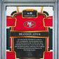 2023 Panini Select #89 Brandon Aiyuk Die-Cut Green Prizm PSA 9