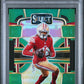 2023 Panini Select #89 Brandon Aiyuk Die-Cut Green Prizm PSA 9