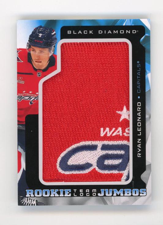 2025-26 Upper Deck Black Diamond #RTL-RL Ryan Leonard Logo Jumbo Capitals