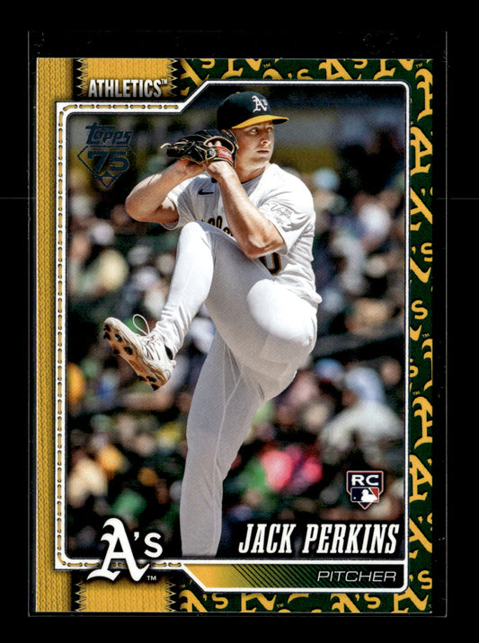 2026 Topps Jack Perkins #206 Team Color Border Athletics