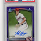 2025 Bowman Draft Landon Harmon #CPA-LH Chrome Prospect Autographs Purple Refractor #/250 Washington Nationals