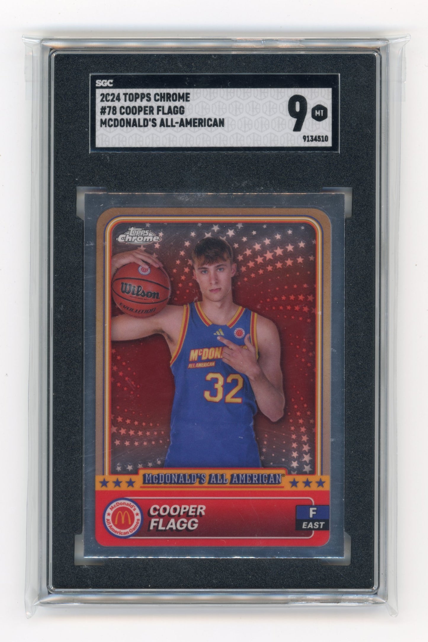 2024 Topps Chrome McDonald's All-American Cooper Flagg #78 Dallas Mavericks