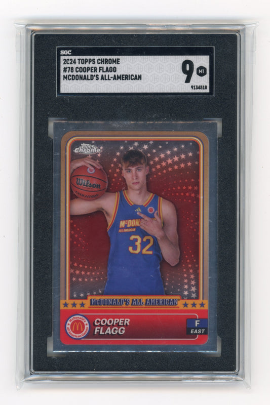 2024 Topps Chrome McDonald's All-American Cooper Flagg #78 Dallas Mavericks