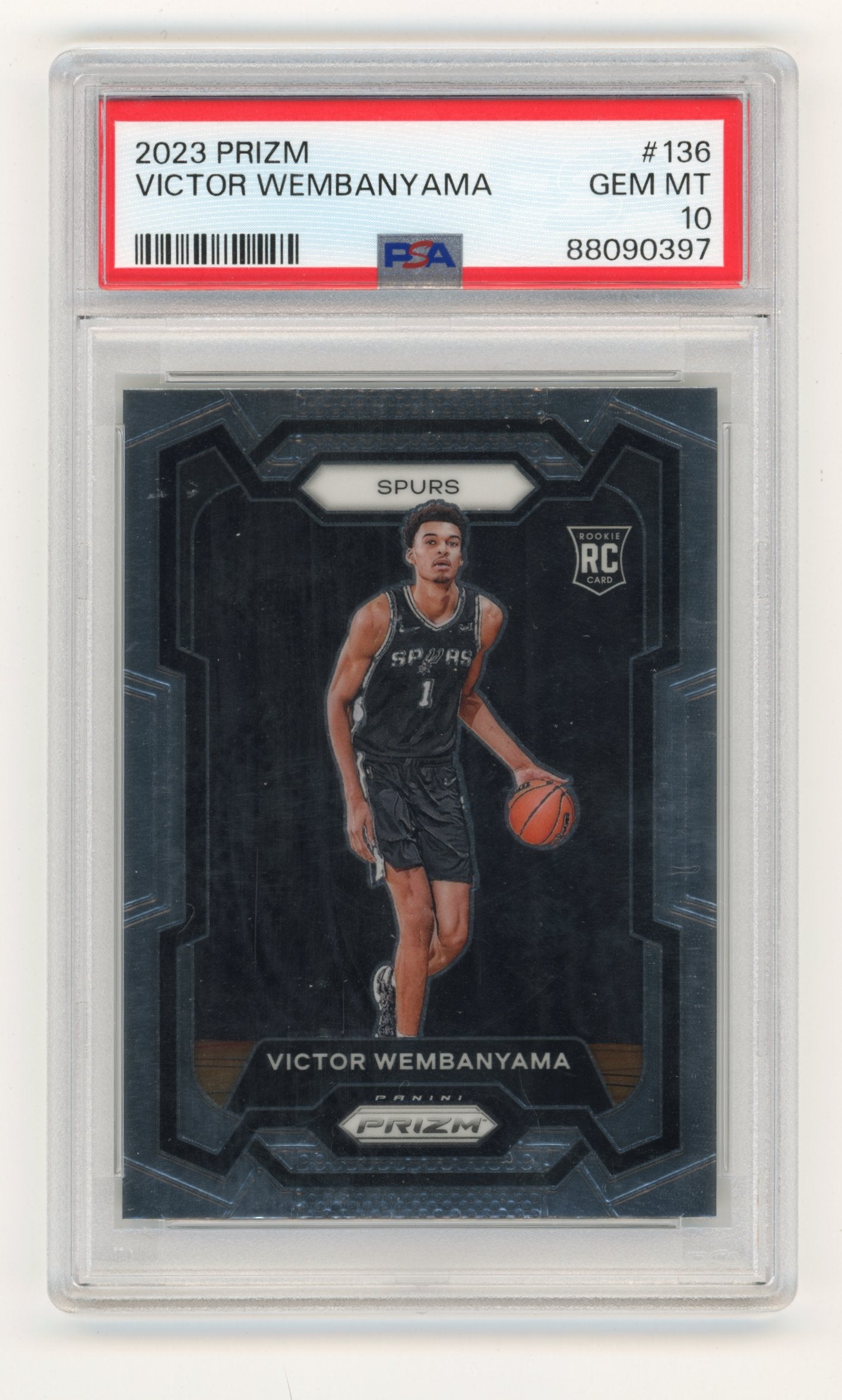 2023-24 Panini Prizm Victor Wembanyama #136 San Antonio Spurs
