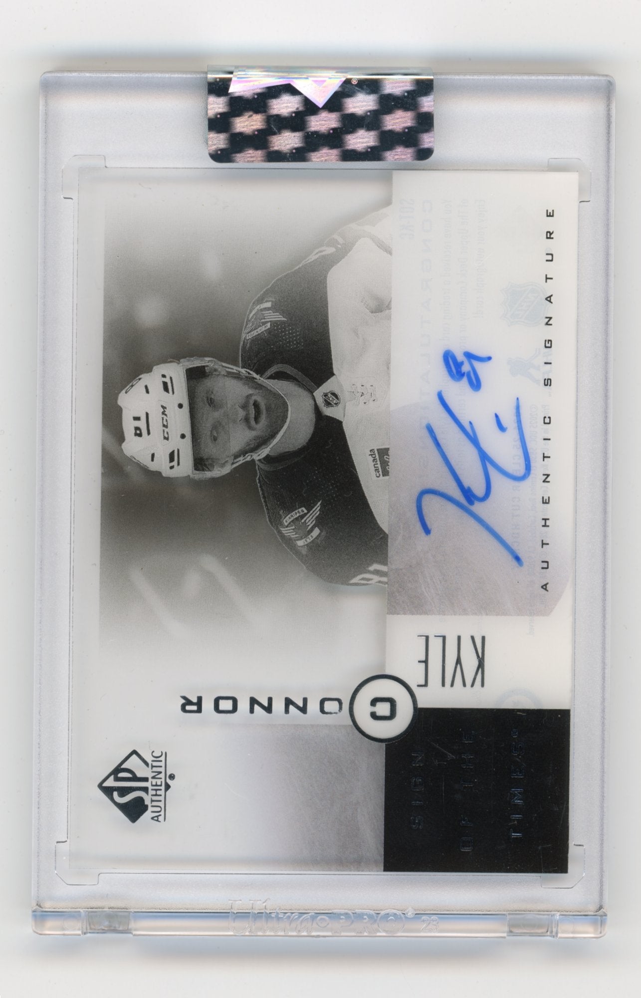 2024-25 Upper Deck Clear Cut Kyle Connor #SOT-KC 2001-02 SP Authentic Sign of the Times Winnipeg Jets
