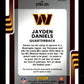 2025 Donruss Optic Jayden Daniels #DTBH-JDS Donruss Threads Blue Hyper