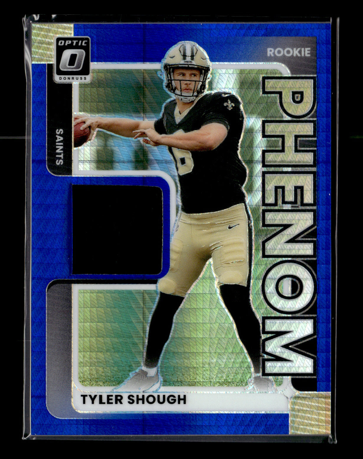 2025 Donruss Optic Tyler Shough #RPBH-TSH Rookie Phenoms Blue Hyper