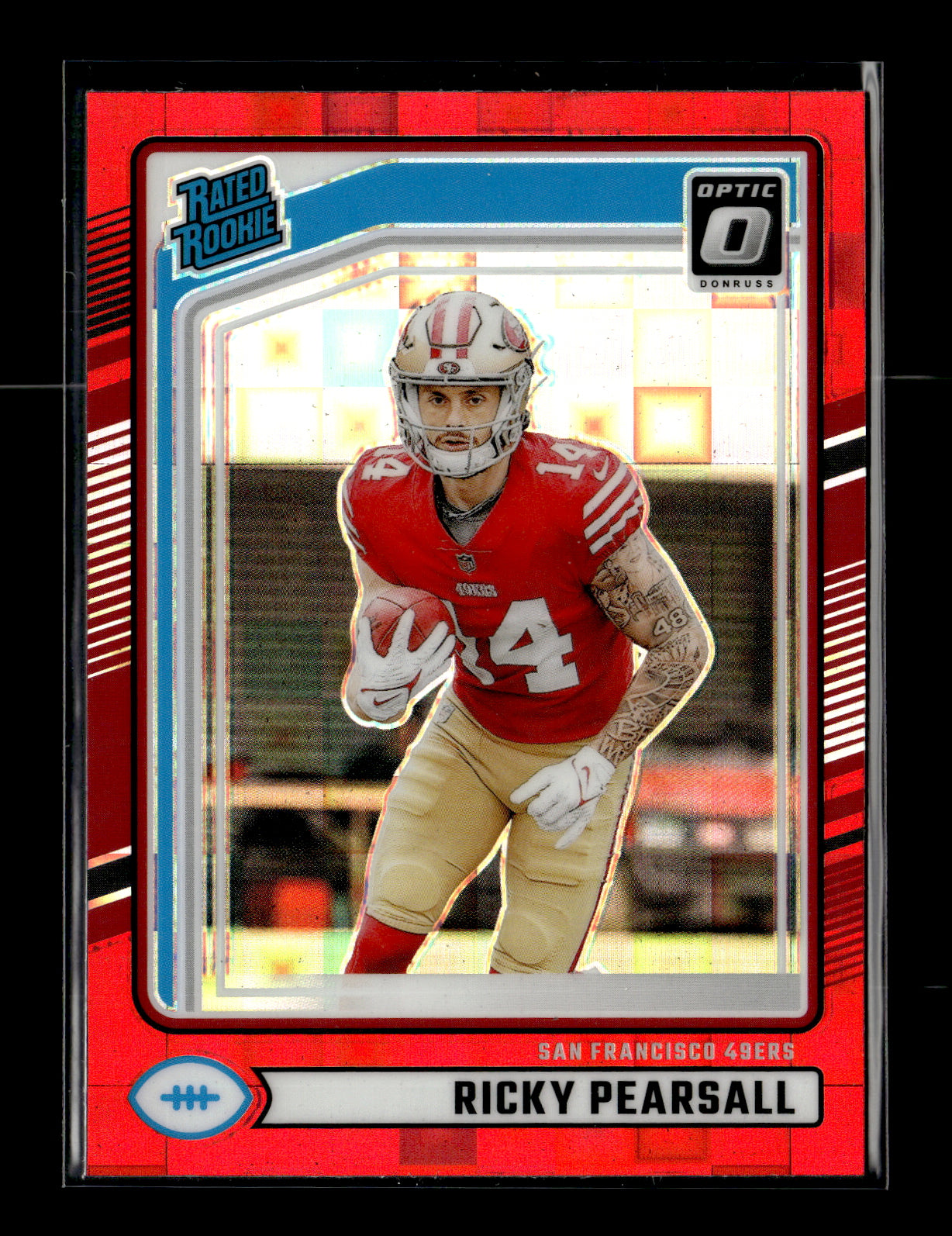 2024 Donruss Optic Ricky Pearsall #284 Red Mojo San Francisco 49ers