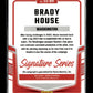 2023 Donruss Brady House #SS-BH Signature Series Washington Nationals