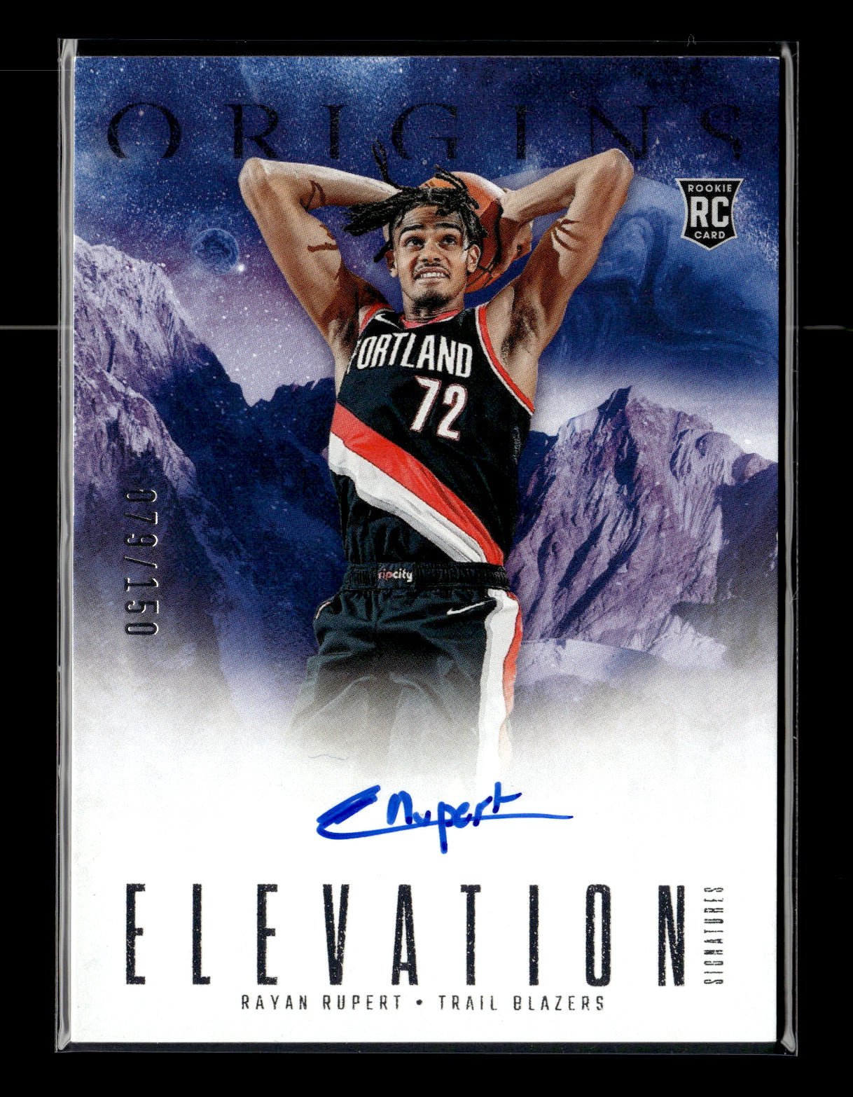 2023-24 Panini Origins Rayan Rupert #ES-RRB Elevation Signatures #/150