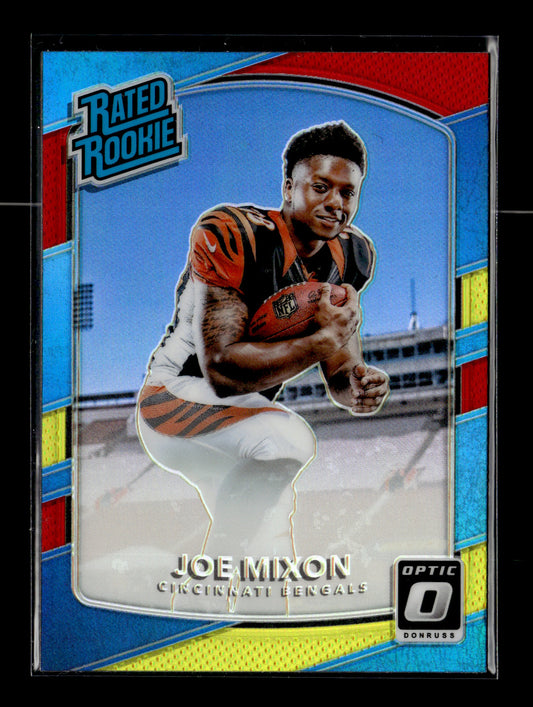 2017 Donruss Optic Joe Mixon #185 Red and Yellow Cincinnati Bengals