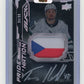 2025-26 SPx Tomas Hertl #PON-TH 2022-23 Update - UD Black Pride of a Nation Autograph Patch #/99 San Jose Sharks