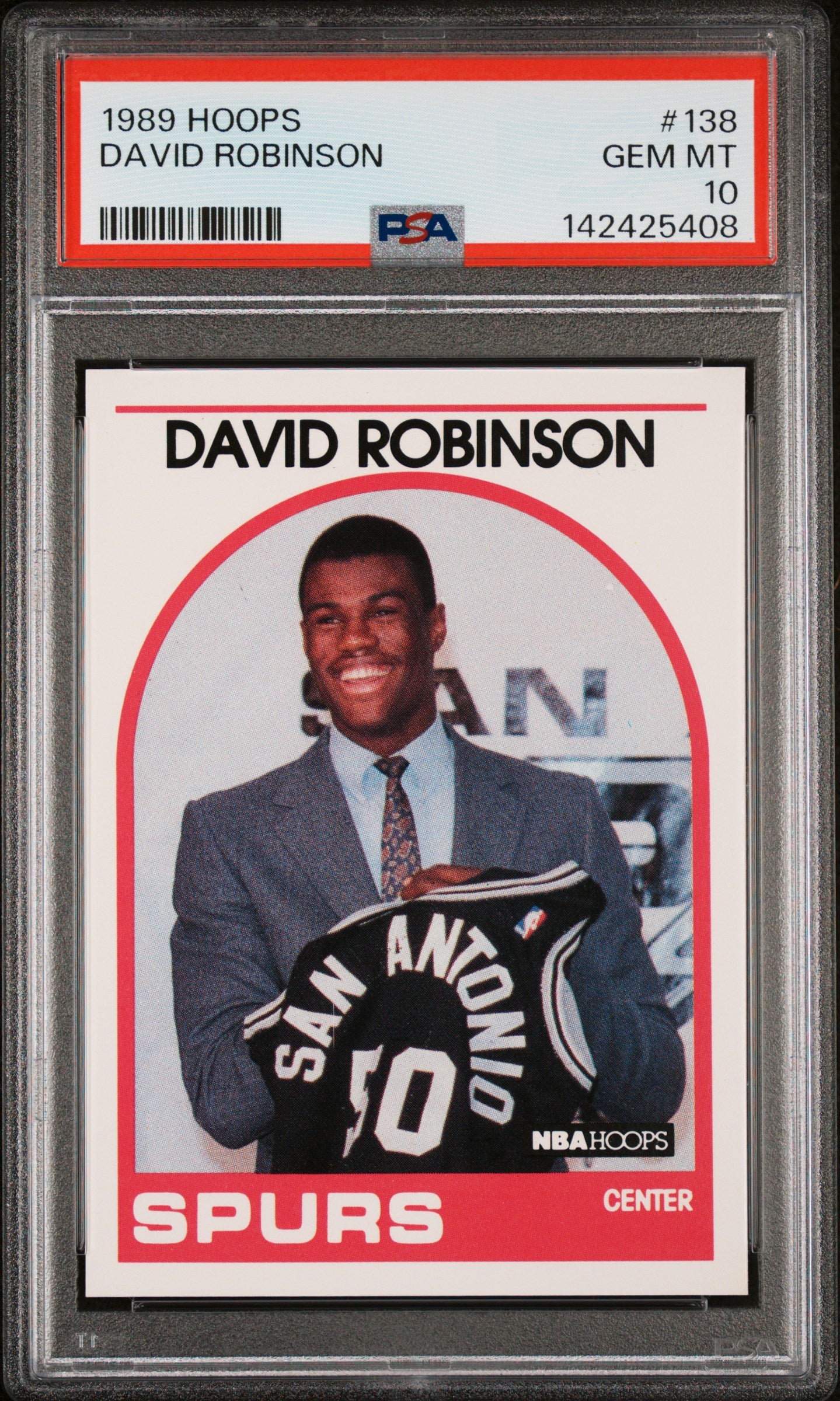 1989 Hoops David Robinson #138 PSA 10