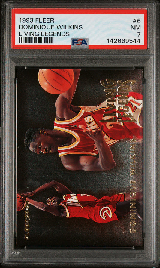 1993 Fleer Living Legends Dominique Wilkins #6 Living Legends PSA 7